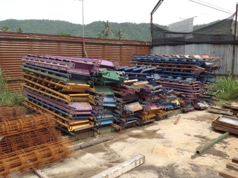 บันไดนั่งร้านมือสอง